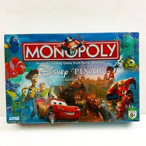 Vintage Monopoly Disney Pixar Edition Board Game Rare Hasbro Parker Brothers New